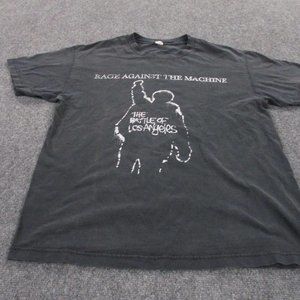 Rage Against The Machine Shirt Adult L Vintage Battle Los Angeles Graphic Mens